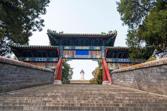 Beihai Park is located in Beijing, China.