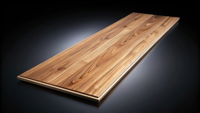 Elegant hardwood flooring sample showcasing rich wood grain texture and subtle color variations, ideal for interior design projects and home improvement.