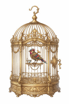 Victorian Mechanical Singing Bird Cage.svg