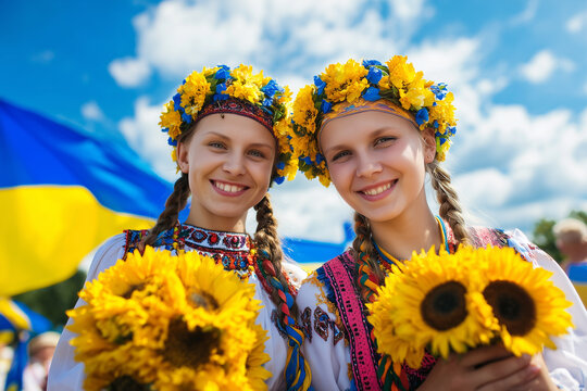 Anniversary. Celebration. Independence day of Ukraine. 24th of August