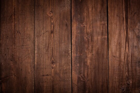 Vintage old wood backdrop - wooden planks texture close up
