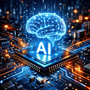 ai brain circuitry digital intelligence technology future innovation