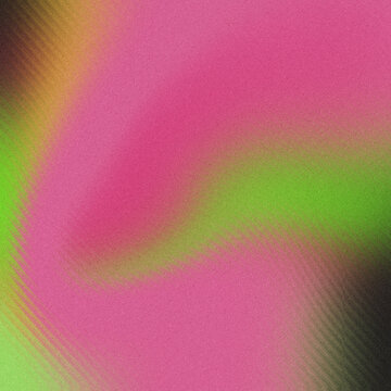 Granular fuchsia and lime green, a glowing atmospheric blend with a dark diagonal wave pattern and subtle bronze undertones, perfect for futuristic website banners.