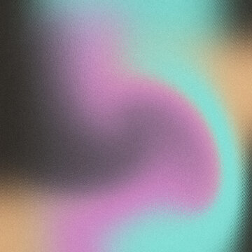 Granular soft magenta and cool aqua flow, diffusing into deep charcoal and warm peach, showcasing delicate wavy chevron patterns, ideal for modern digital displays.