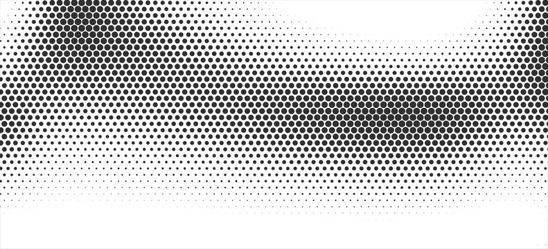Halftone faded gradient texture. Grunge halftone grit background. White and black sand noise wallpaper. Retro pixilated vector backdrop