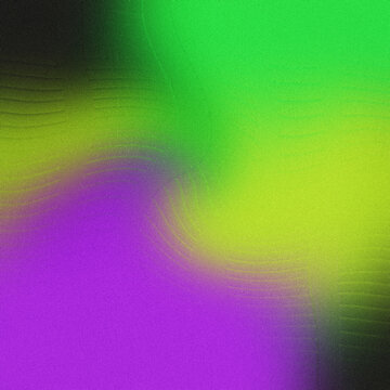 Luminous grainy acid green blending into dark magenta and shadowy charcoal, an atmospheric digital gradient with subtle horizontal micro-ribbing, perfect for dynamic web design.