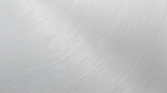 Close-up of brushed metal surface showcasing fine linear texture and smooth reflective qualities in a minimalistic industrial