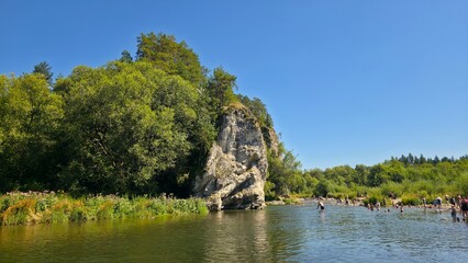  czorsztyn rzeka białka Czorsztyn, Białka River © mobile