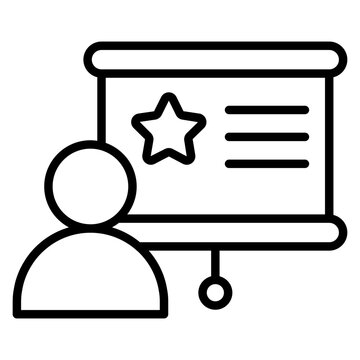 leadership training outline icon