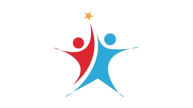 Creative teamwork, icon, vector, symbol.