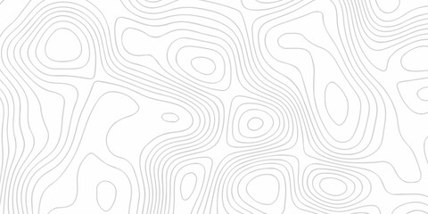 Topographic map background geographic line map with seamless ornament design. The black on white contours topography stylized height of the lines map. © Alibuss