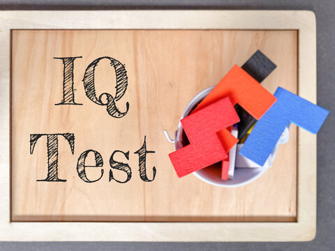 IQ Test Concept for Intelligence and Cognitive Assessment
