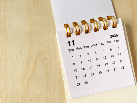 November 2026 Calendar for Monthly Planning