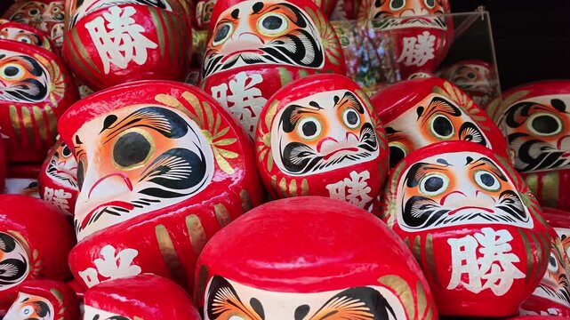 Daruma dall at a temple