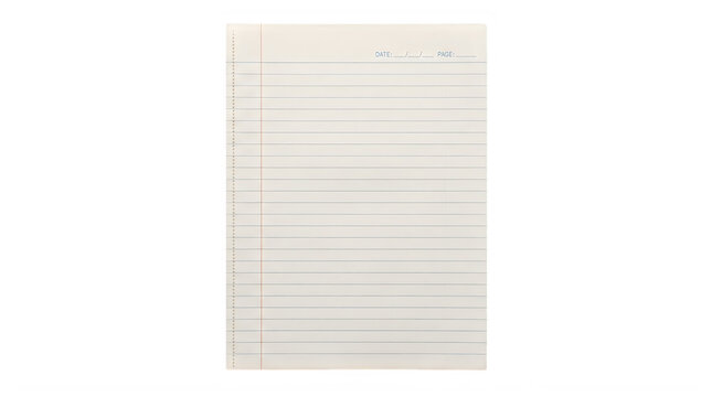 Blank white paper sheet with sprocket holes for dot matrix printer or vintage computer data.