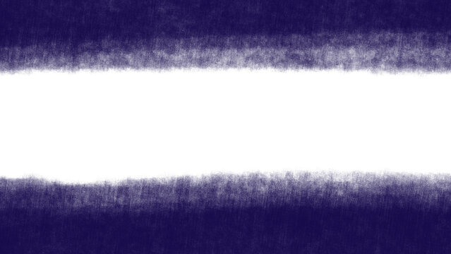 Deep indigo grunge border frame element with torn edges on transparent. PNG graphic for elegant dark headers, banners, and modern overlays.

