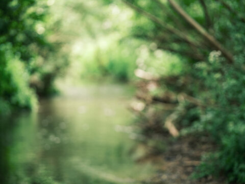 Blurred Chalk Stream River Background