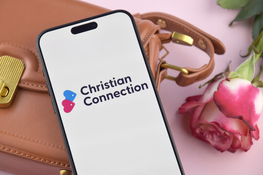 Christianconnection dating app on smartphone screen.