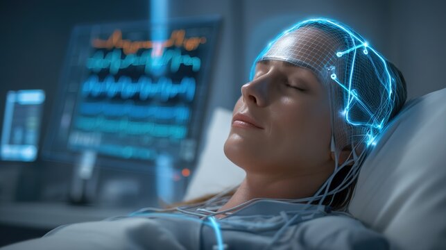 Snoring and sleep apnea health concept, male patient suffering from obstructive sleep apnea syndrome during night rest, breathing disorder, sleep disordered breathing, medical 3D illustration showing 