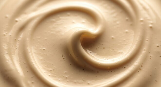 Exquisite Smooth Creamy Light Brown Texture Forming Elegant Swirling Patterns Perfect For Backgrounds