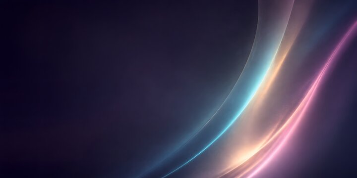 Abstract glowing flowing energy lines or waves with a stylish look