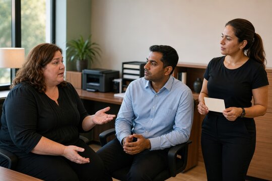 Workplace Menopause Support Small Group Including Brazilian Role