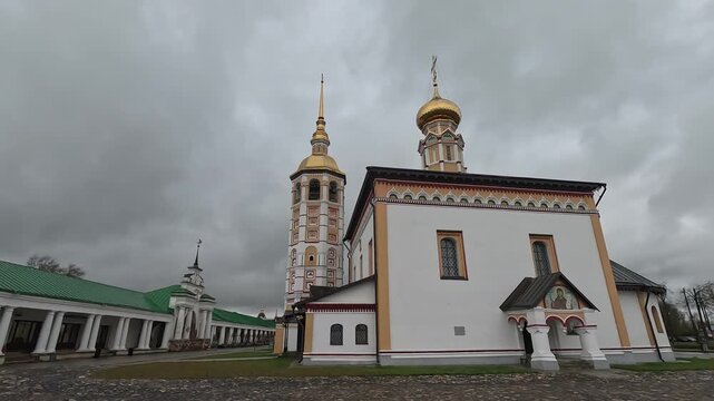 view of the Church of the Resurrection of the Resurrection parish in Suzdal