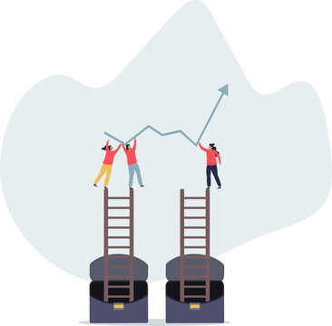 Growth strategy, team collaboration to grow business success,life situation and activities.