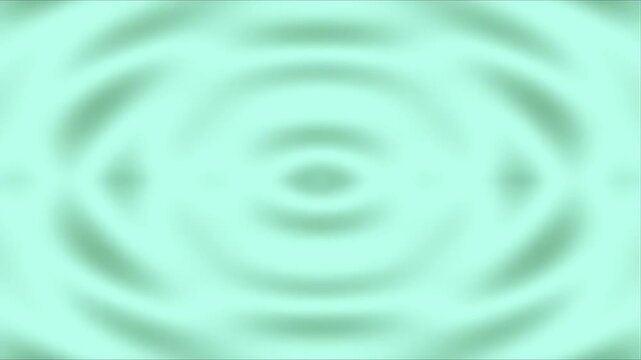 Vfx concentric ripple surface effect with soothing aqua waves creating a tranquil abstract liquid motion on a dark background