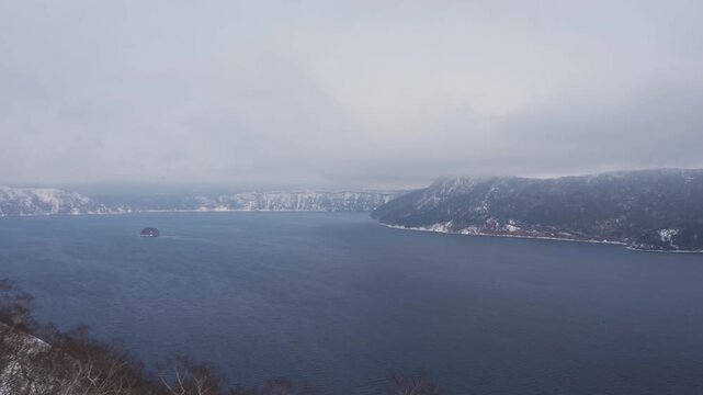 北海道 冬の摩周湖