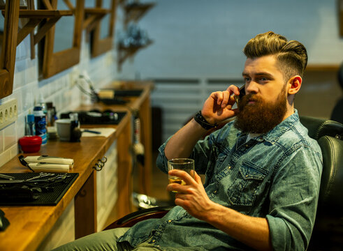 Relaxing Barbershop Break.