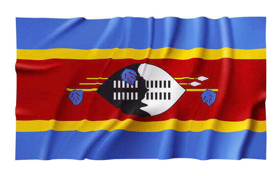 Waving Eswatini Flag
