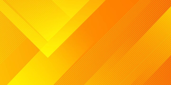 Modern orange geometric abstract background with gradient layer design. Vector illustration