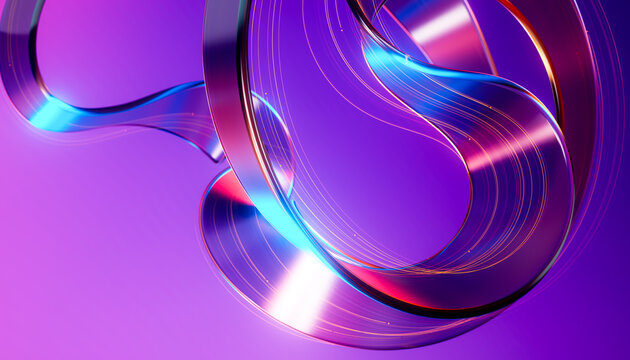 Future Digital Wave 3D Innovation Concept