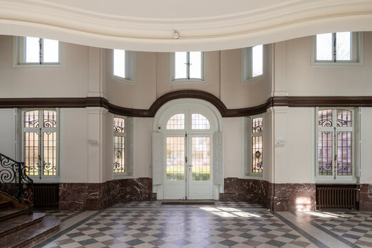 stairwell in mansion