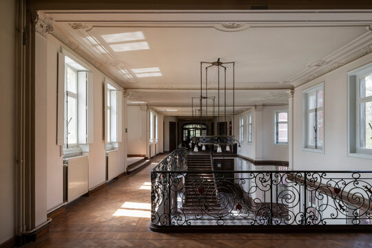 stairwell in mansion