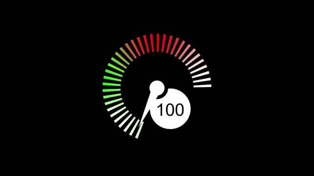 Speedometer Gauge Icon Vector Isolated on White Background for Performance Control