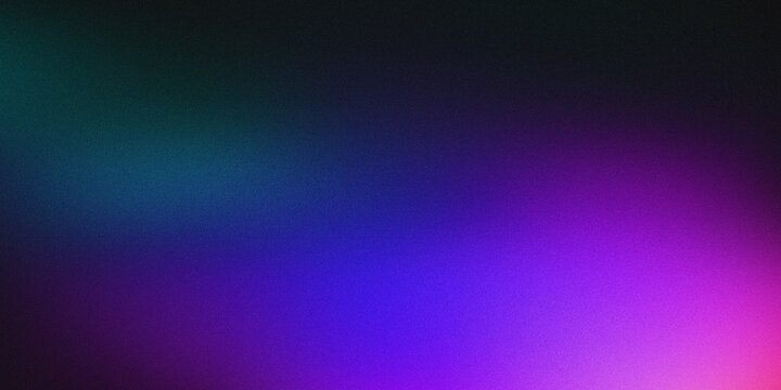 Vibrant abstract background features smooth gradients of deep blue and intense purple light with a subtle grainy texture providing a modern artistic aesthetic for digital designs