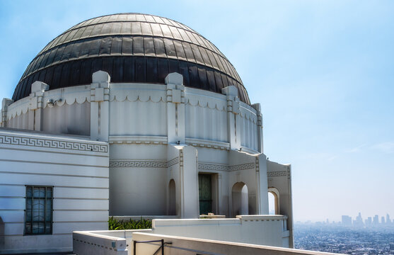 Griffith Observatory and downtown LA