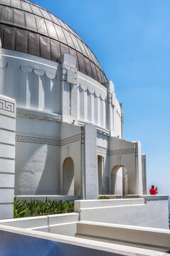 The dome at Griffith Observatory in Los Angeles, California.