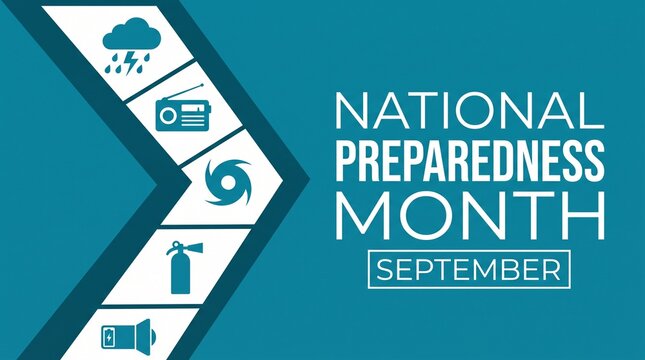 National preparedness month infographic design for september