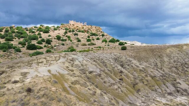Agrigento valley with ancient greek ruins, Sicily island, Italy