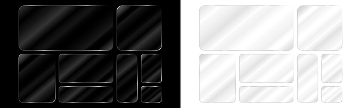 Glass effect transparent crack pattern overlay with geometric shapes for creative design and photo editing projects