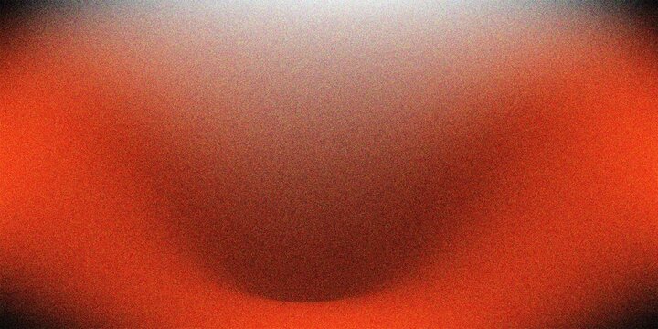 Vibrant red to orange blurred gradient with dusty grain texture. Abstract warm sunset atmosphere for summer designs. Smooth grunge background for modern website banners.