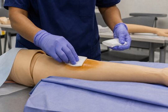 Preoperative Antisepsis Training on a Medical Mannequin