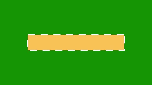 Dashed Line Frame Animation | Rectangular Motion Graphics Effect