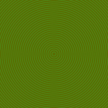 Abstract Green Concentric Circles Vector Background Pattern