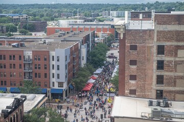 Fototapeta premium Des Moines, Iowa Farmers Market