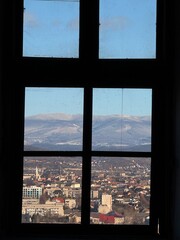 Obraz premium view from window