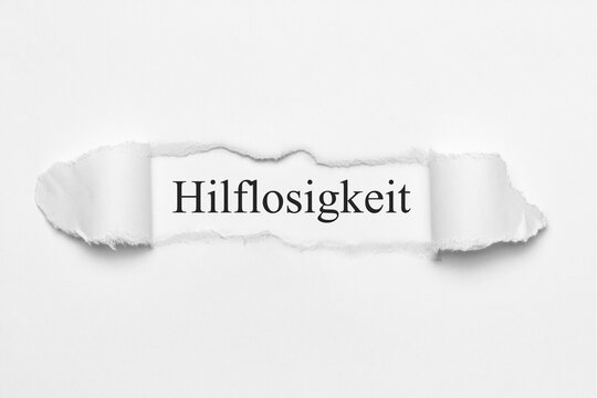 Hilflosigkeit